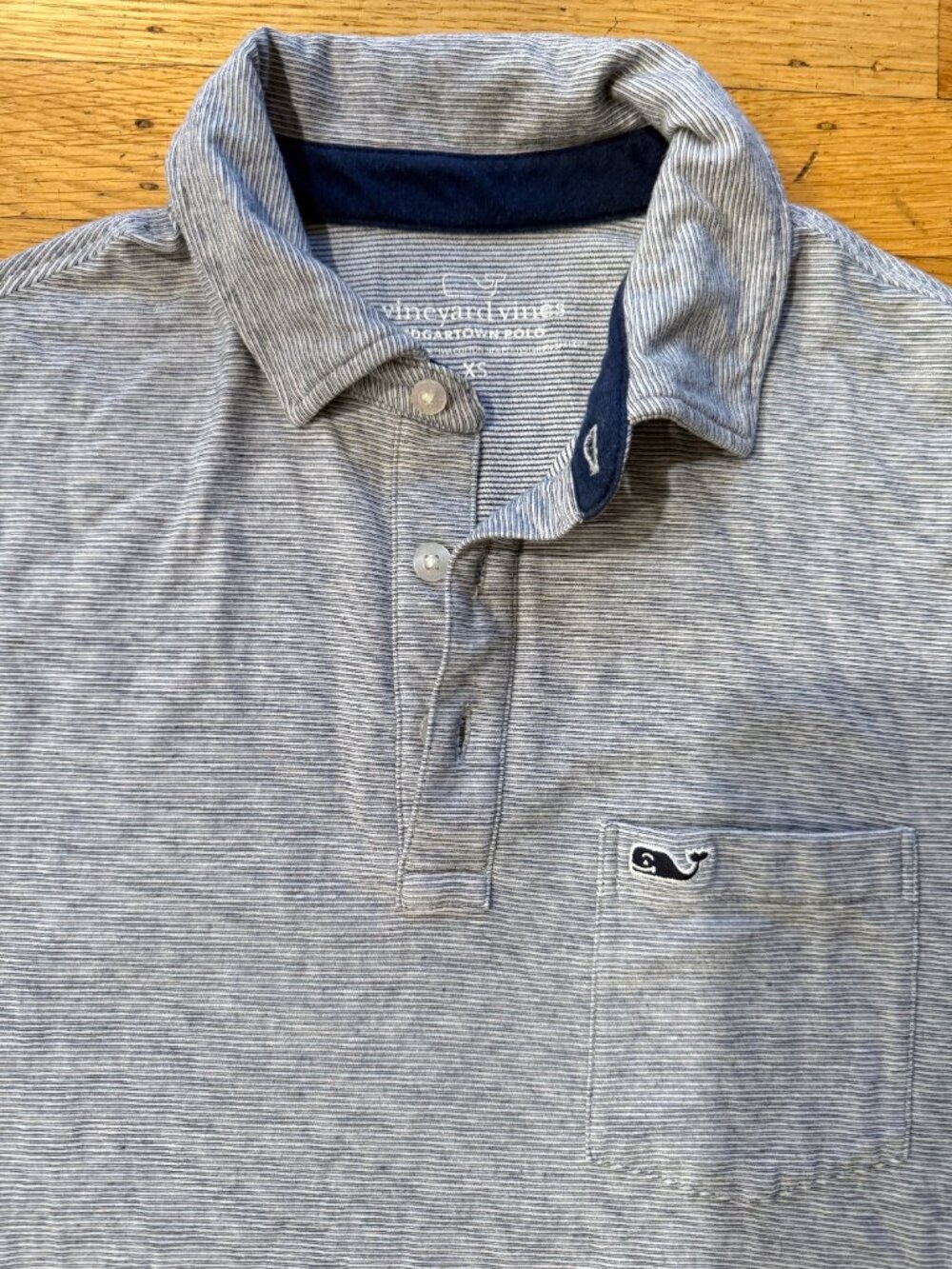 Men's Vineyard Vines Striped Edgartown Polo, Size xo